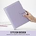 Sooez A5 Notebook Photocard Binder, 6-Ring Planner with Stylish Design, Loose Leaf Personal Organizer Cover with Magnetic Buckle, PU Leather Binder with Macaron Colors (Dark Green)