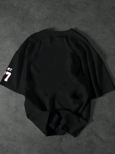 Image of SXV STYLE 'Chicago777 Racing Team Speed ' Printed Cool Aesthetic Oversized Baggy T-Shirt