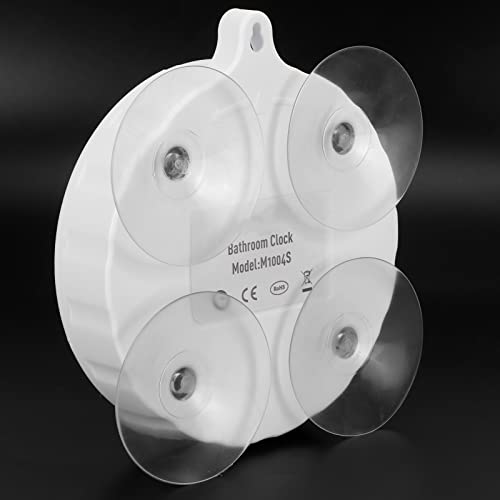 Reloj digital impermeable con pantalla de temperatura y calendario para colgar en la cocina 7