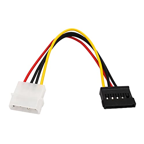 Kcjhagbd 4 Pin IDE Molex to Serial Hard Drive Power Supply Extension Cable 4P to Hard Drive Adapter Converter Cable IDE Adapter