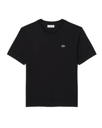 Image of Lacoste TF5441 40 Womens Regular Relaxed fit Cotton t-Shirt in Black