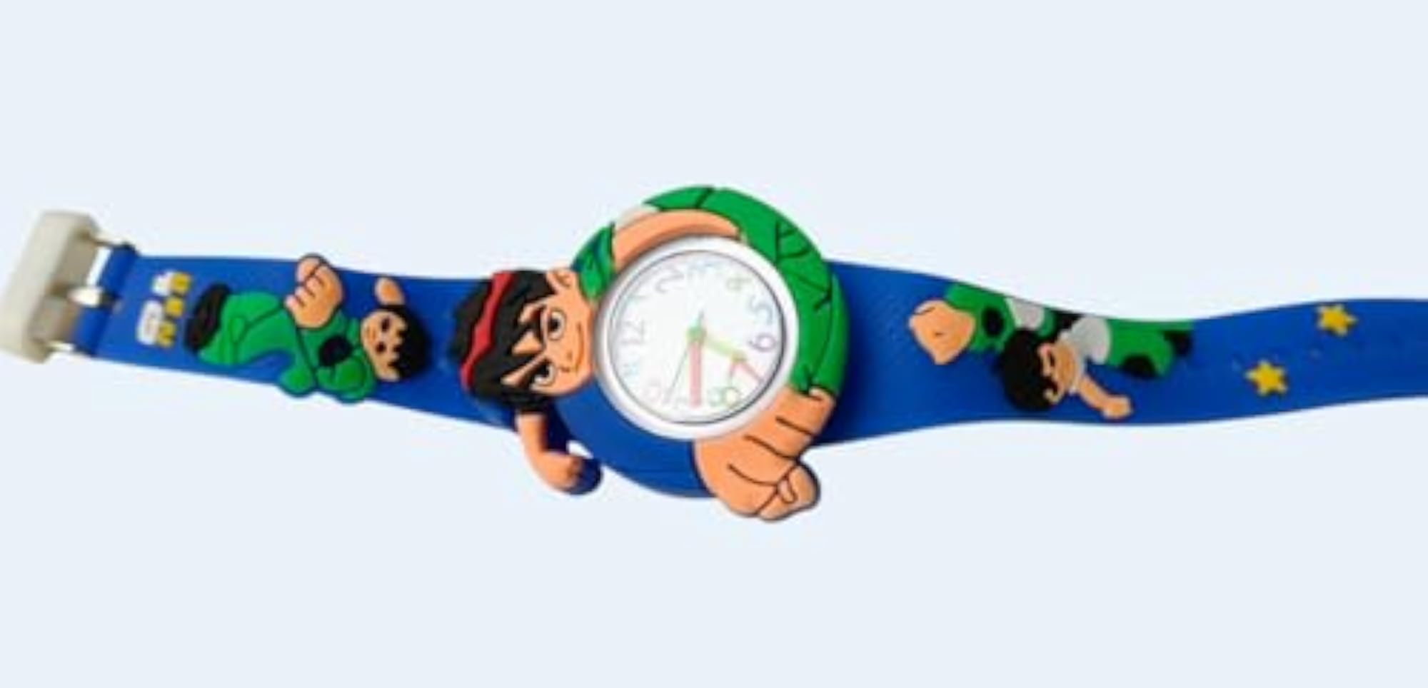 Kids 3D Cartoon Analog Watch with Character Design