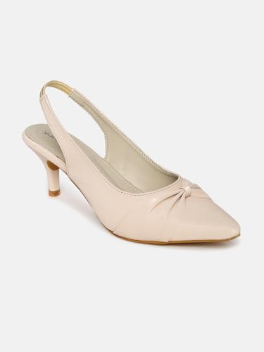 Image of Marc Loire Women Slip on Embellished Pointed Toe Kitten Heel Pumps for Party & Formal Wear