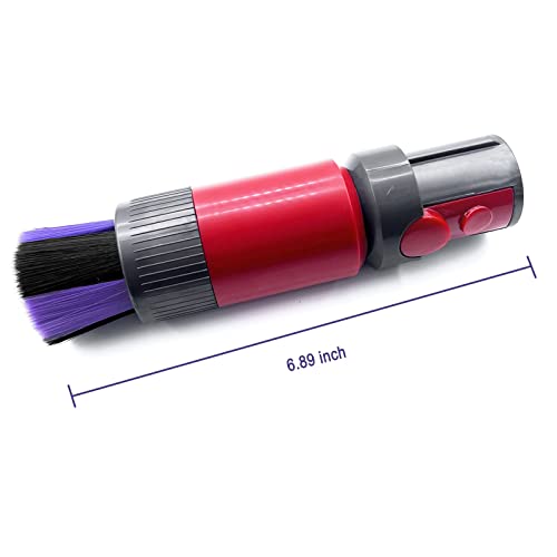 Traceless Scratch-Free Dusting Brush Compatible with Dyson V7, V8, V10, V11, V12, V15 Gen5 detect and Gen5 outsize Vacuum Cleaners Features handy self-cleaning soft bristles, Soft Bristle Dust Brush