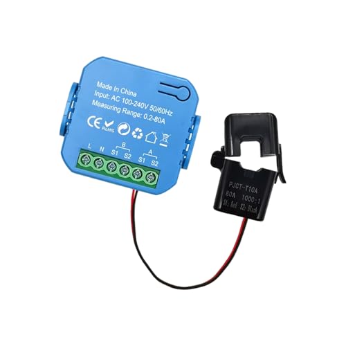 Analizadores de consumo de energía con control remoto y análisis de datos históricos, medidor eléctrico de doble canal/monocanal