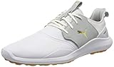 PUMA Jungen Ignite Nxt Crafted Golfschuh, White-High Rise Team Gold, 35.5 EU