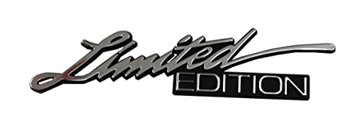 Image of 2pcs Limited Edition Decal Sticker Trunk Emblem 3D Badge Nameplate Logo Replacement for F150 F250 F350 Chevy Silverado 1500 2500 C10 C15 (Chrome)