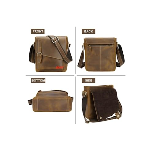Sac de voyage pour homme abm marron foncé avec compartiment tablette 27,9 cm - 6