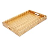 ASA: La bandeja para servir té tiene dos opciones de asas, sin importar cuál sea un asa ergonómica, lo que le permite recogerla fácilmente.