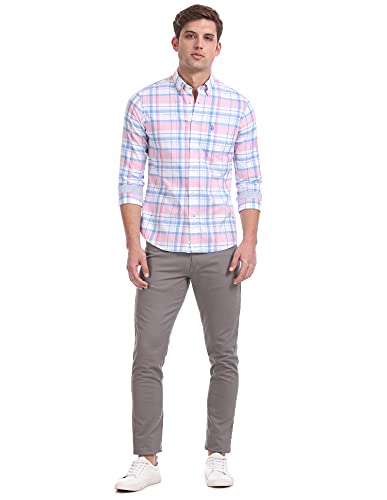 Image of U.S. Polo ASSN. Men's Cotton Regular Fit Casual Shirt