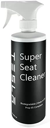 Tesla Seat Cleaner | 100% Biodegradable | Vegan Leather Car Seat Cleaner | Stain Remover for Leather, Carpet, Upholstery, Fabric, etc.| 18.42Oz
