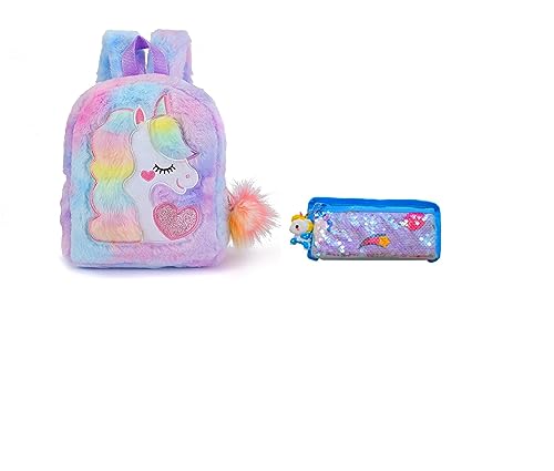 Image of Kaushiki Enterprises Unicorn fur bag /backpack /school bag /birthday return rakhi gift
