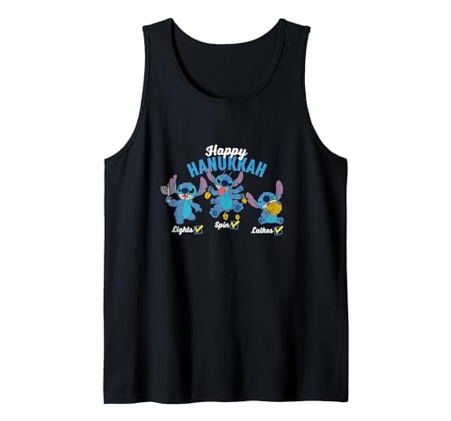 Débardeur Lilo & Stitch Disney pour Hanoucca en coton léger bleu