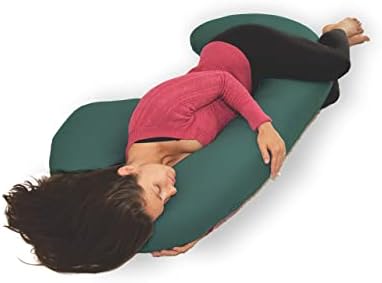 New Microfiber Zippered Replacement Maternity Body Pillow Cover (Green)