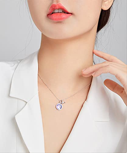 Collier queue de poisson bleu en chaîne océan pour femme - 3