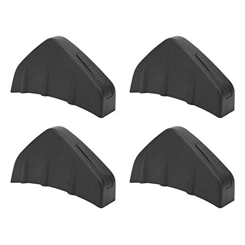 Ausla Pinna Spoiler Posteriore Universale, Splitter Diffusore per Labbro Paraurti Inferiore in PP Nero per Auto e SUV (BLACK)