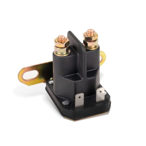 862-1211-211-16 AM138068 Starter Solenoid Relay 12V - Compatible with Trombetta John Deere MTD Cub Cadet Lawn Tractor 725-04439 LA100 LA105 LA110 LA115 LA120 LA125 LA135 LA140 LA150 LA155