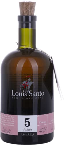 Louis Santo 5 SOLERA Ron Dominicano 38% Vol. 0,5l Cover