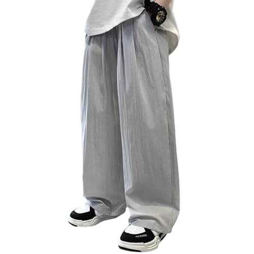 Boys Casual Pants Comfortable Loose Fit Wide Leg Trousers for Kids Everyday Relaxed Wear Suitable for Outdoor