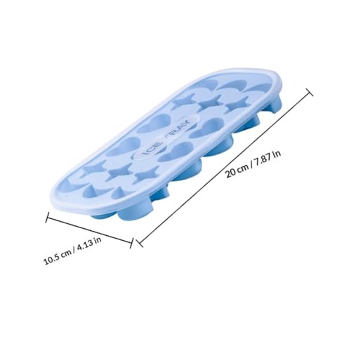 Bandejas para cubitos de hielo 18 cavidades con tapa 2 pcs miniatura 2