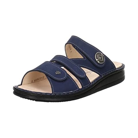 Finn Comfort Damen Pantoletten Sandalen Agueda Pantolette Nubukleder Gemütlich Puschen Uni Sommer Freizeit Pantolette haussschuh Cover