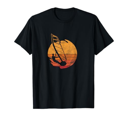Windsurf Retrò Sport Acquatici Vela Mare Naviga Regalo Maglietta