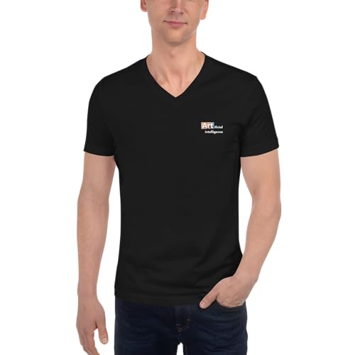 Intelligence artificielle t-shirt col en V respirant et fluide