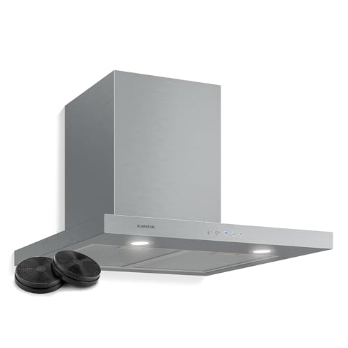 Klarstein Limelight Dunstabzugshaube - Edelstahl Wandhaube, Abzugshaube mit 3 Leistungsstufen, 600...