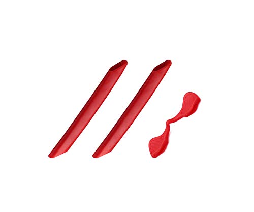 Image of SAUCER Replacement Nose Pieces Pads & Earsocks Temple Sleeve Rubber Kit for Oakley RadarLock Path | Pitch|Edge | XL Sunglass