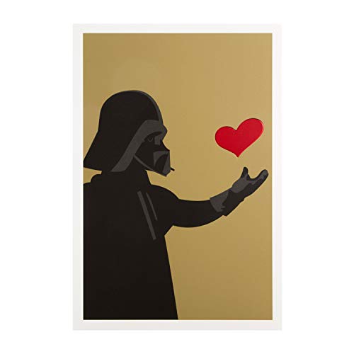 Hallmark Biglietto di San Valentino – Star Wars Darth Vader & Heart Design