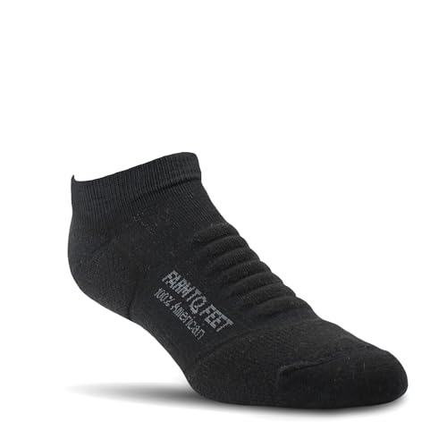 Farm To Feet Unisex Fayetteville Lightweight Light Targeted Cushion Low Cut Socks