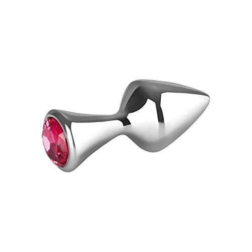 EIS, Anal-Plug, hochwertig und funkelnd, aus Aluminium, 7 cm, mit Kristall