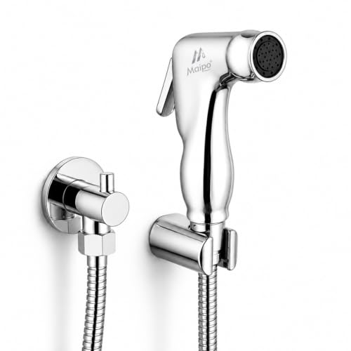 Image of Maipo Splash ABS Health Faucet Gun, Handheld Jet Spray for Toilet and Bathroom, Bidet Spray Gun, Toilet Jet Spray, Bathroom Hand Shower, Water Spray Gun for Western Toilet
