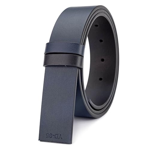 Vatee's Reversible Genuine Leather Belts without Buckle For Men Replacement Belt Strap 1.34