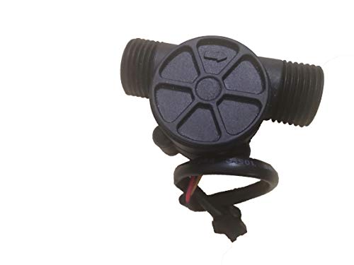 Gredia 1/2" Water Flow Sensor Food-Grade Switch Hall Effect Flowmeter Fluid Meter Counter 1-30L/Min #TOP1
