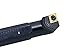 Accusize Industrial Tools 3/4'' x 10'' Overall Length, Rh Sclcr Indexable Boring Bar with Ccmt32.5 Carbide Inserts, P252-S407