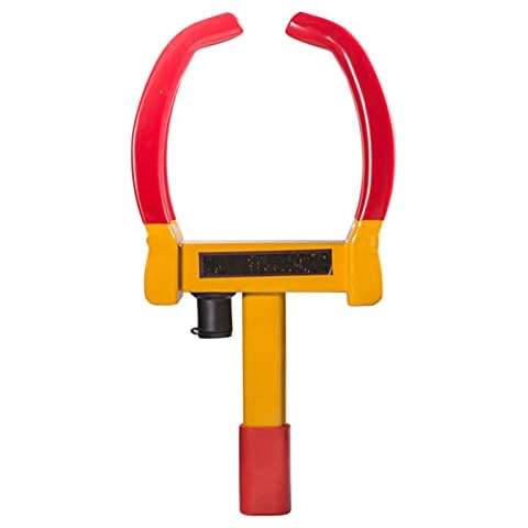 Gabz Ultimate Vehicle Security: Heavy-Duty Adjustable Claw Wheel Clamp for Cars and Trailers | 61x 30x8 CM | 1.78 KG | Wheel Lock Cover
