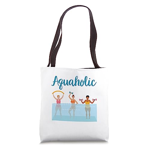 Bolso tote para mujeres de Aquaholic para aeróbic acuático y fitness acuático