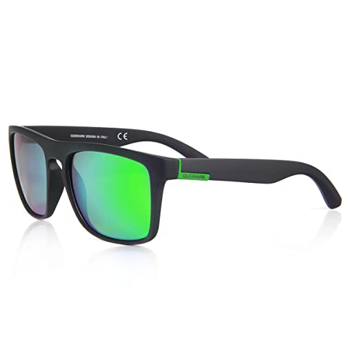 Queshark Sonnenbrille Herren Polarisiert, Luxus Retro Vintage Ultraleicht, Sport Sonnenbrille Herren für Fahren Angeln Laufen Wandern Golf