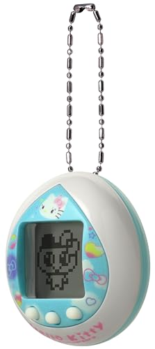 TAMAGOTCHI Bandai Hello Kitty (Blue) 50th Anniversary Special Edition (90166) | Collectible Virtual Pet | Theme Games, Exclusive Accessories and Memorial Design, 90167