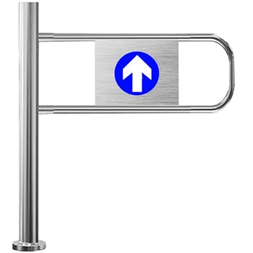 WXPGFEQ Portail battant Automatique pour supermarchés - Portail de sécurité unidirectionnel à Fermeture Automatique pour Cour de Magasin et entrepôt -...