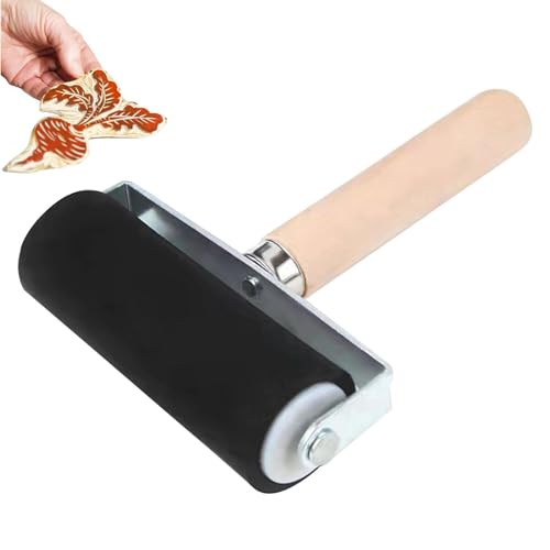 Rullo artigianale | Rullo grafico per stampa a inchiostro Applicatore a pressione per stampa a mano Strumenti per pittura a olio per artigianato è facile da spostare e fornire una cosa comoda