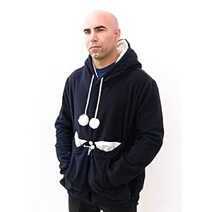 KangaKitty Cat Pouch Hoodie with Ears Cat Sweatshirt or Small Dog Pouch Hoodie Womens Long Sleeve Sweatshirt Pullover Sweatshirt Kangaroo Hoodie Wearable Cat Carrier (XX-Large) Blue KangaKitty Cat Pouch Hoodie with Ears Cat Sweatshirt or Small Dog Pouch Hoodie Womens Long Sleeve Sweatshirt Pullover Sweatshirt Kangaroo Hoodie Wearable Cat Carrier (XX-Large) Blue