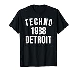 Detroit Techno 1988 - DJ Dance Music Techno Lovers Rave T-Shirt