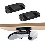 PS5/PS4 Controller Holder Organisateur d'espace: Ce support de manette sous la table permet de ranger les manettes sous la table sans encombrer le bureau. Lorsque vous souhaitez utiliser la manette, il vous suffit de la sortir. Gardez votre espace de jeu organisé et libre de tout encombrement.
