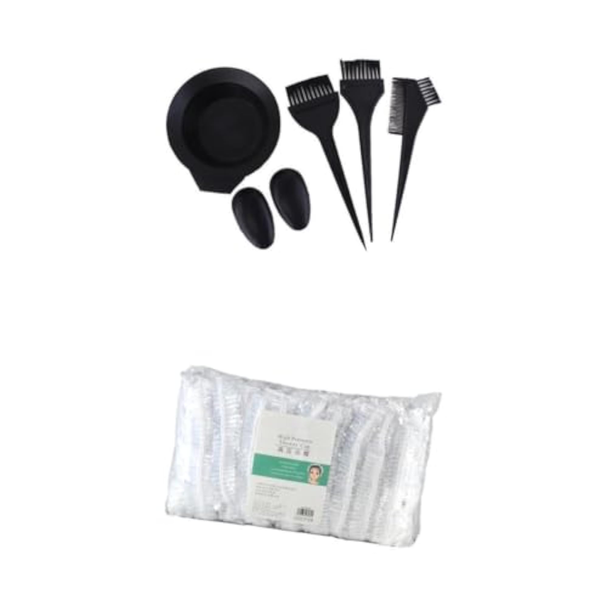 Hair Coloring Dyeing Kit with 100 Hair Caps