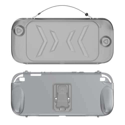 sikiwind Switch 2用保護ケース 持ち運び用保護TPUケース スタンド付き 取り外し可能なABSフロントカバー、耐衝撃性シェル、完全保護 Switch 2携帯型ゲーム機用