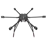 FPV-Rahmenkit mit klappbaren Armen und ausklappbarem Fahrwerk BCUBE FPV ZD850 PRO Vollcarbon ZD 850 kompatibel mit Hexacopter
