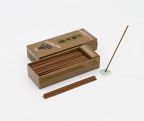 Nippon Kodo Morning Star Frankincense Japanese Incense - 200 Stick Box With Ceramic Holder #TOP1
