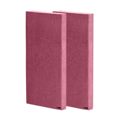 Image of Timber Acoustics Soundproofing Acoustic Panels, Sound proofing for Room, Noise Absorber for Home, Rockwool Safe 'n' Silent Pro, Acoustic Room Treatment, 20 inchx40 inchx3 inch, NRC= 0.90 (SET OF 2) (Wine)